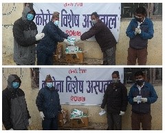 GFN SUPPORTS RUNTIGADI RURAL MUNICIPALITY, ROLPA WITH COVID SAFETY EQUIPMENT